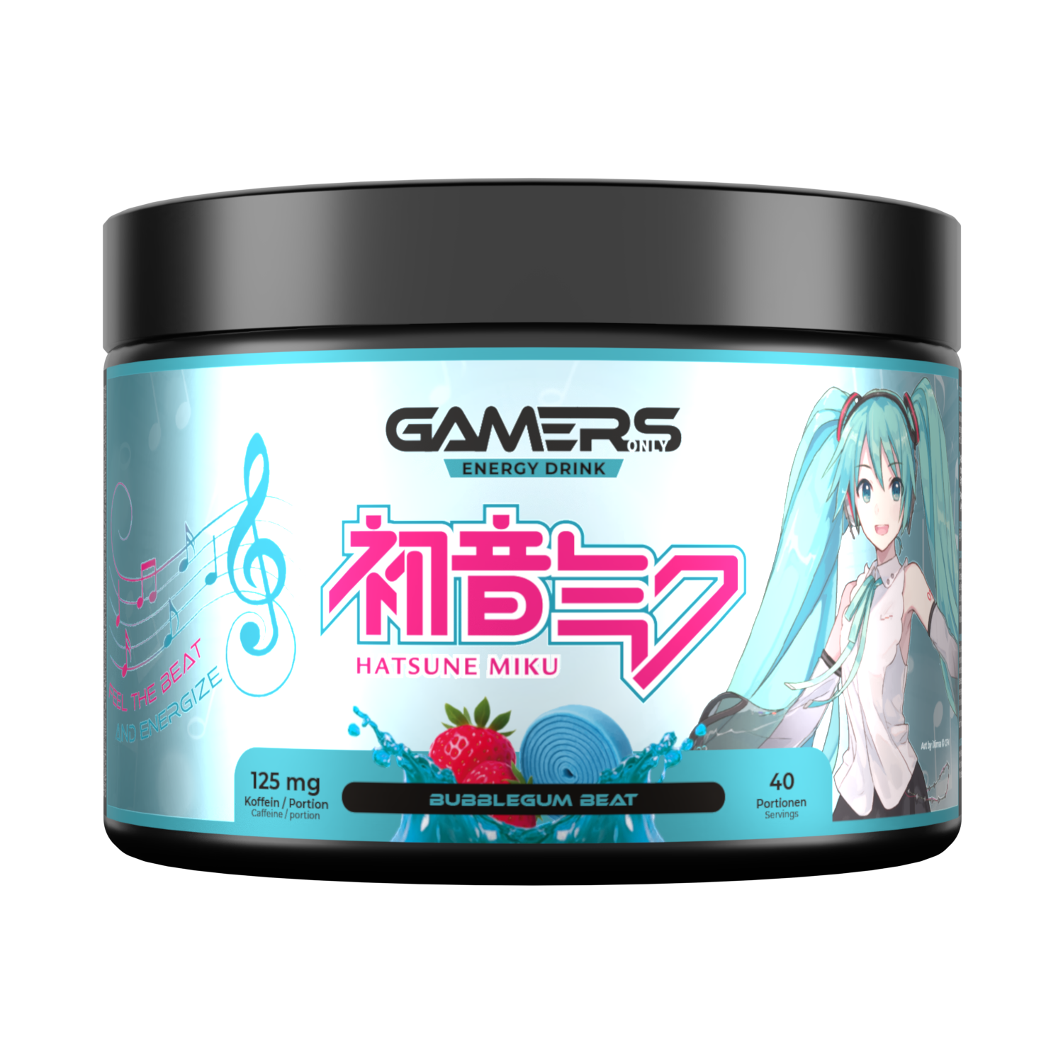 Energy Drink Hatsune Miku Bubblegum Beat
